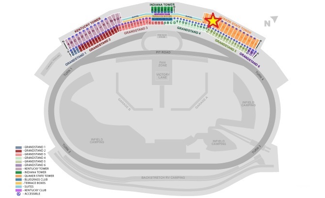 Kentucky Speedway Seating Chart