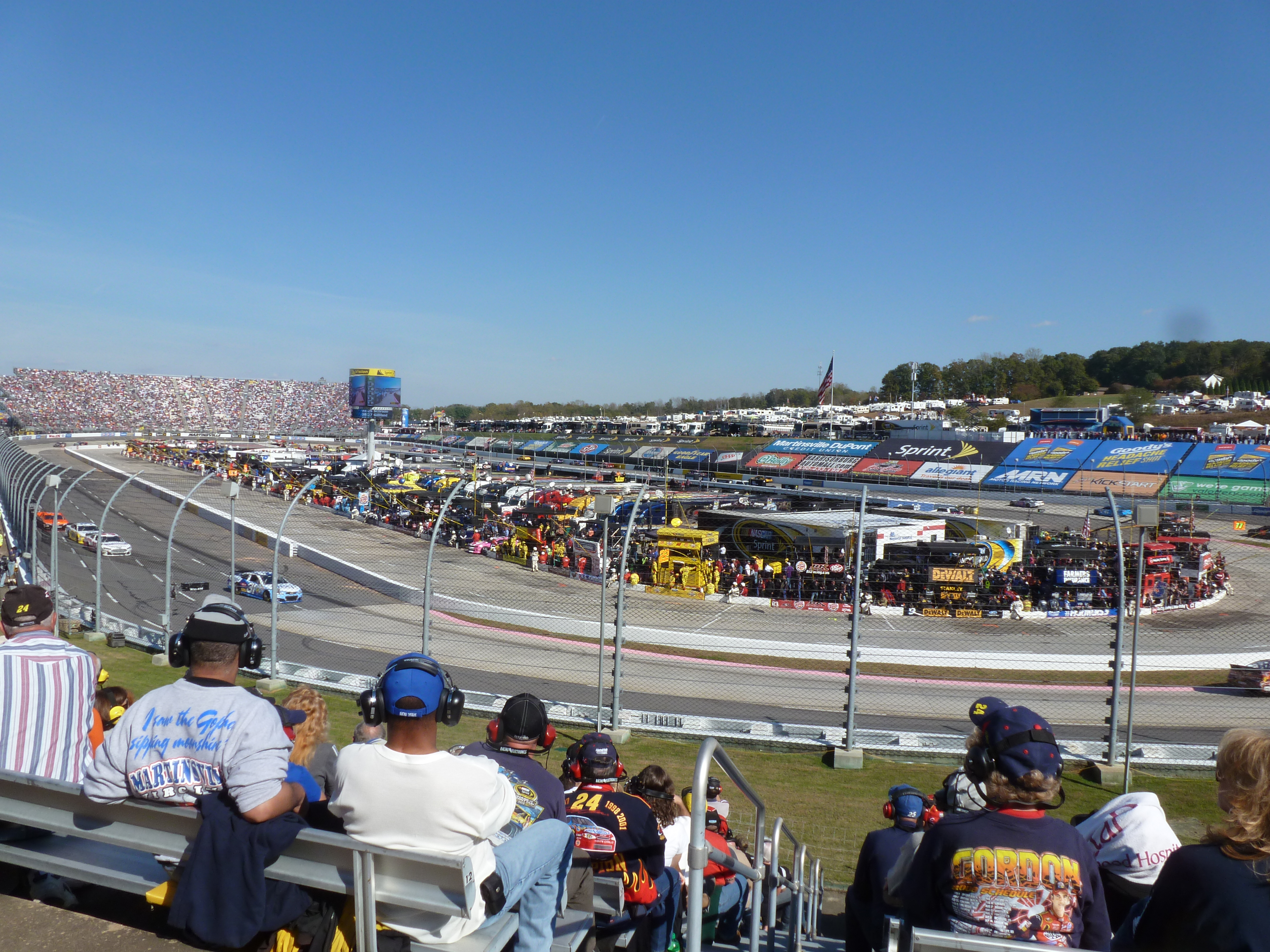 Martinsville Speedway Seating Row Chart