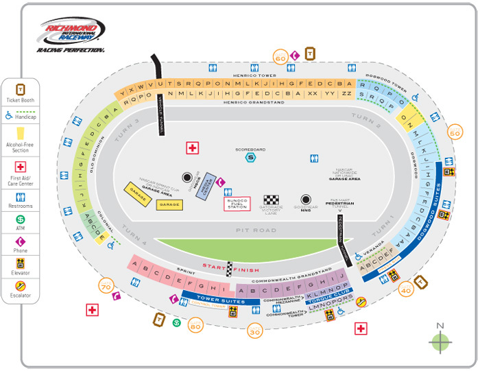 Richmond Speedway Seating Chart