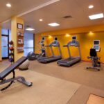 Fitness center at Embassy Suites Greensboro Airport available to guests staying with Martinsville NASCAR Packages