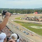 Exciting race action at Nashville Superspeedway with RaceAway