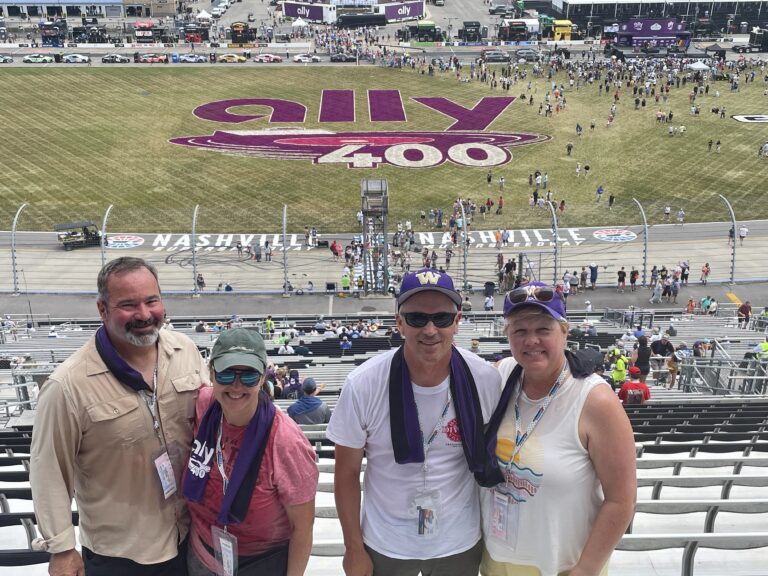 Fans at Nashville Superspeedway enjoying the Ally 400 with Nashville NASCAR Packages