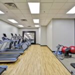 Fitness center at Embassy Suites Charlotte available to guests booking Charlotte NASCAR Hotels and Charlotte NASCAR Ticket Packages