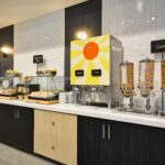 Complimentary breakfast buffet at Embassy Suites Charlotte included with RaceAway Hospitality's Charlotte NASCAR Packages